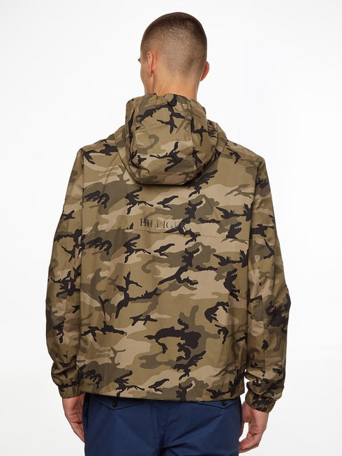 Giubbino Uomo camouflage con cappuccio Mimetico TOMMY HILFIGER- Francavilla Moda